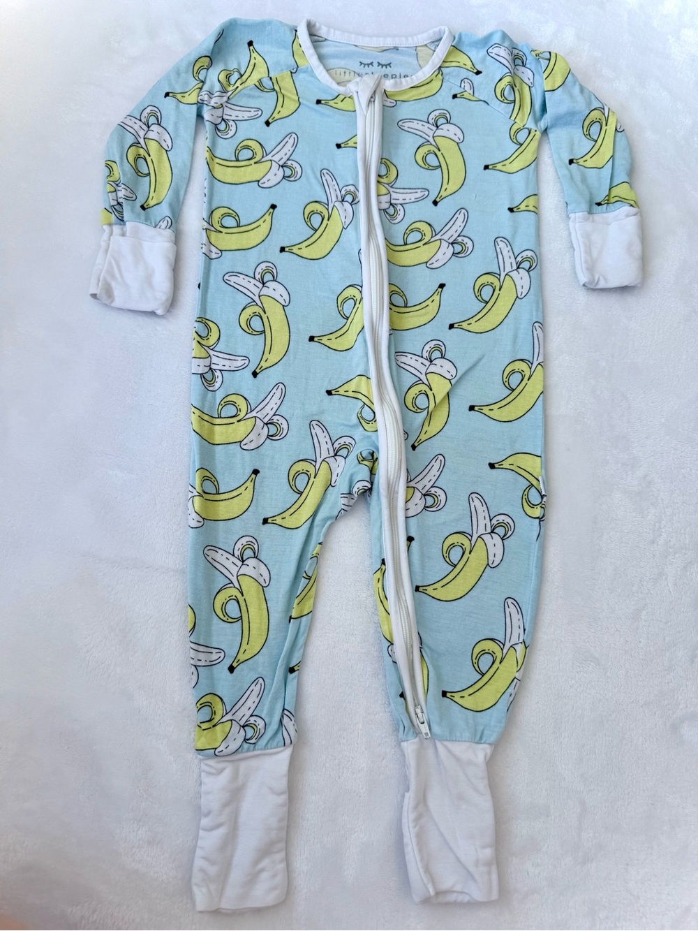 Little Sleepies Banana Zippie (size 3-6M)
